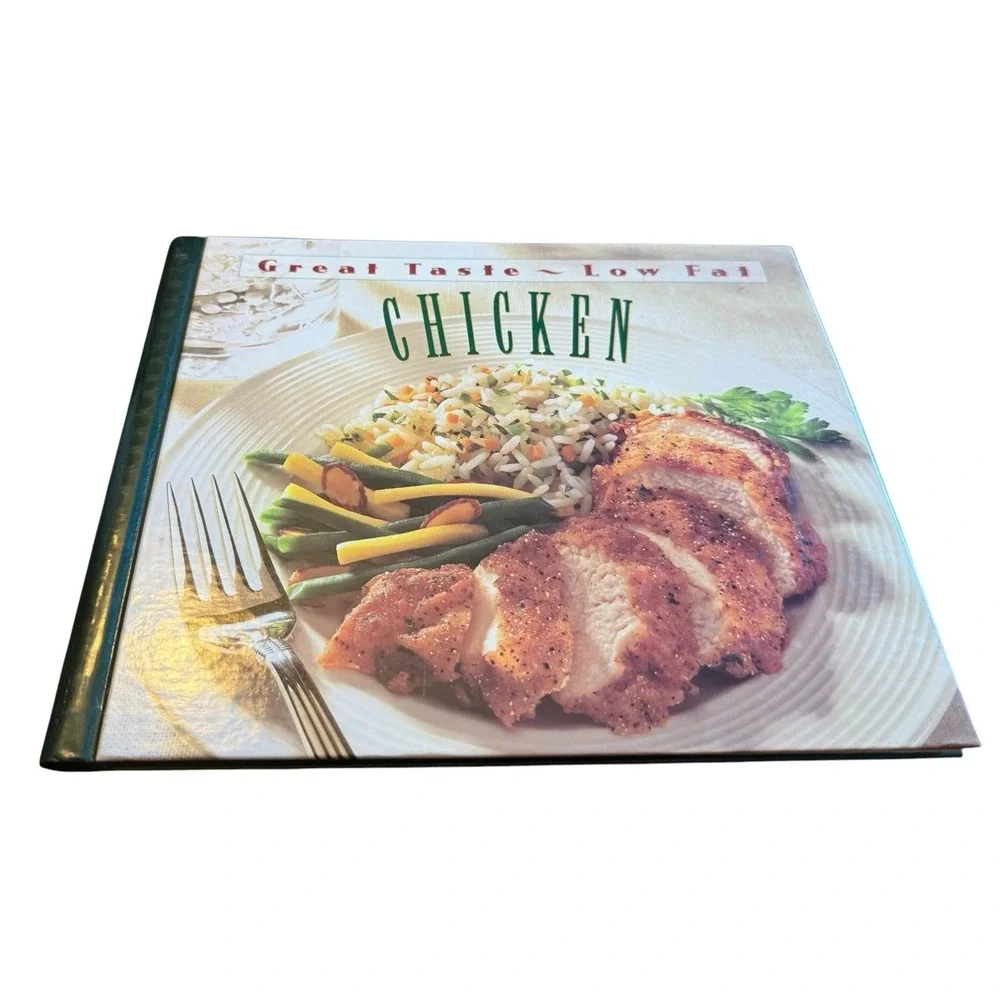 Great Taste Low Fat CHICKEN Time-Life Cookbook Hardcover Book spiral bound Food